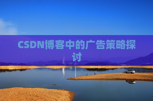 CSDN博客中的广告策略探讨